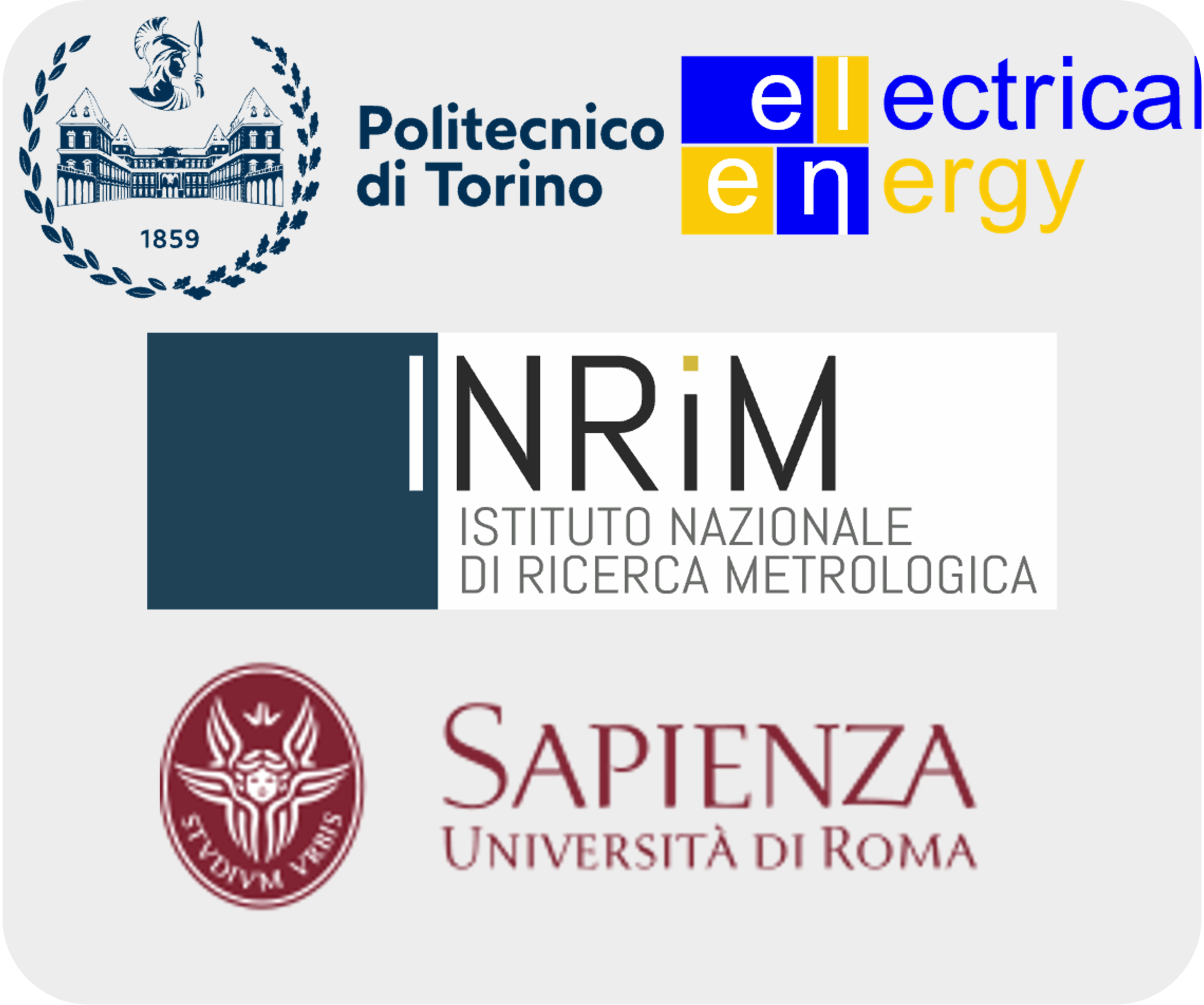 EXTRASTRONG partner institutions: Politecnico di Torino, INRiM, Sapienza Università di Roma